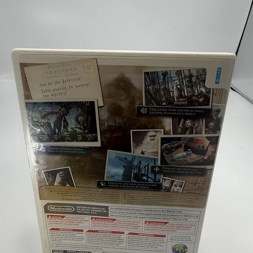 Mystery Case Files: The Malgrave Incident (Nintendo Wii,2011) Complete W/ Manual